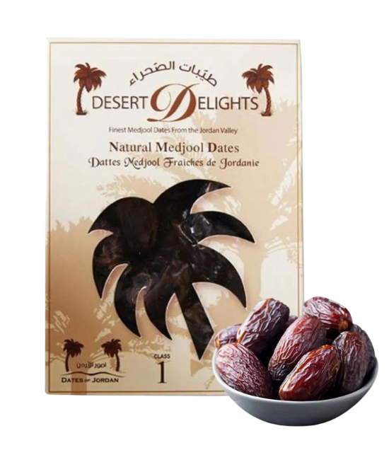 Medjoul Dates – Desert Delights Dates – Cream/Black pack 454g, 454g