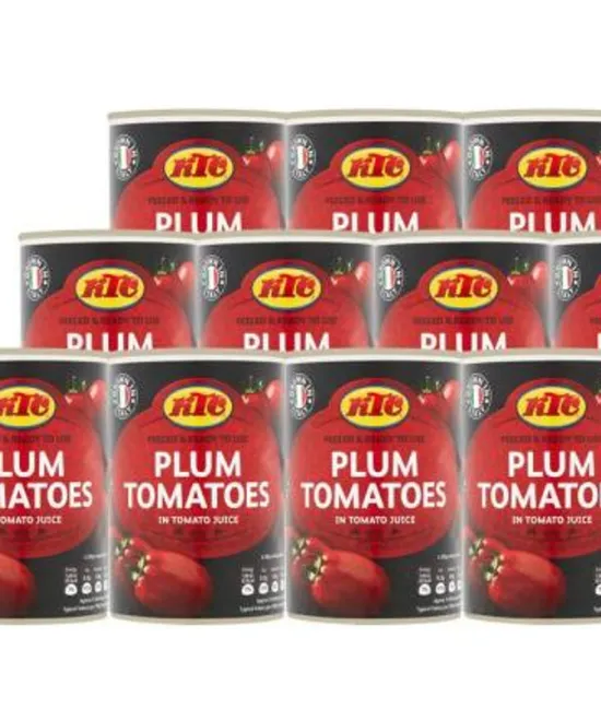 Plum Tomatoes – Chopped KTC – Pack of 12, Pack of 12