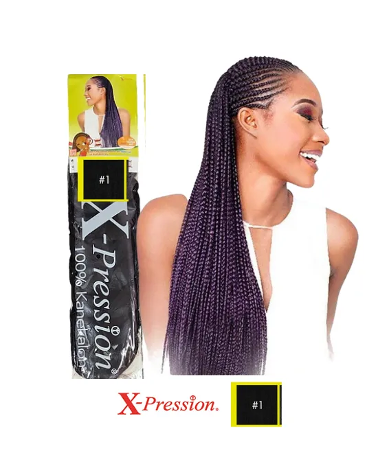 Xpression Lagos Braid Pre Stretched – Col 1, 1 item / set