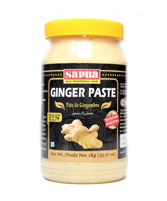 Sapna Ginger Paste – Yellow Top 330g, 330g