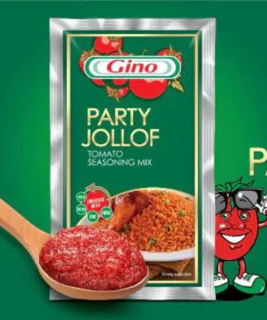 Gino Party Jollof (Tomato Satchet) Pack of 5, Pack of 5