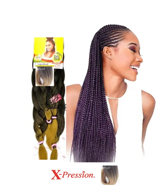 Xpression Lagos Braid – Pre stretched Col TI/27, 1 item / set