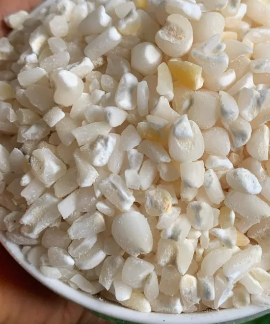 Peeled white maize Corn 400g Corn Grits, 400g