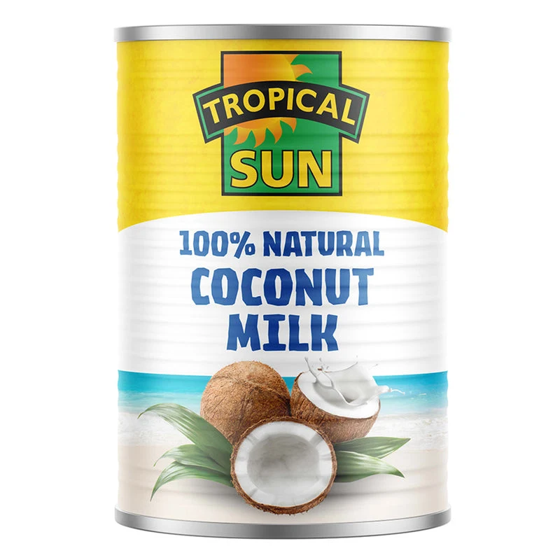 Tropical Sun Coconut Milk - 100% Natural, 400 ml
