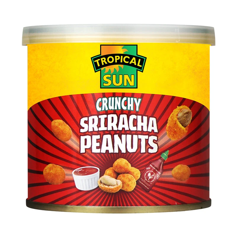 Tropical Sun Crunchy Sriracha Peanuts, 140 g